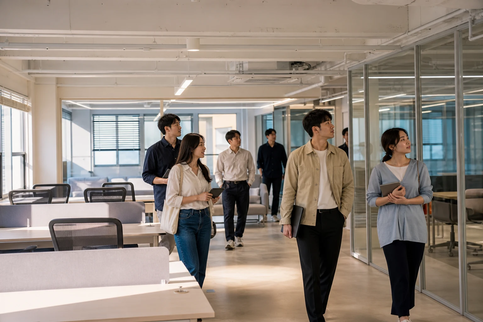 청년 창업 보증 조건과 준비자료를 검토하는 청년 창업가