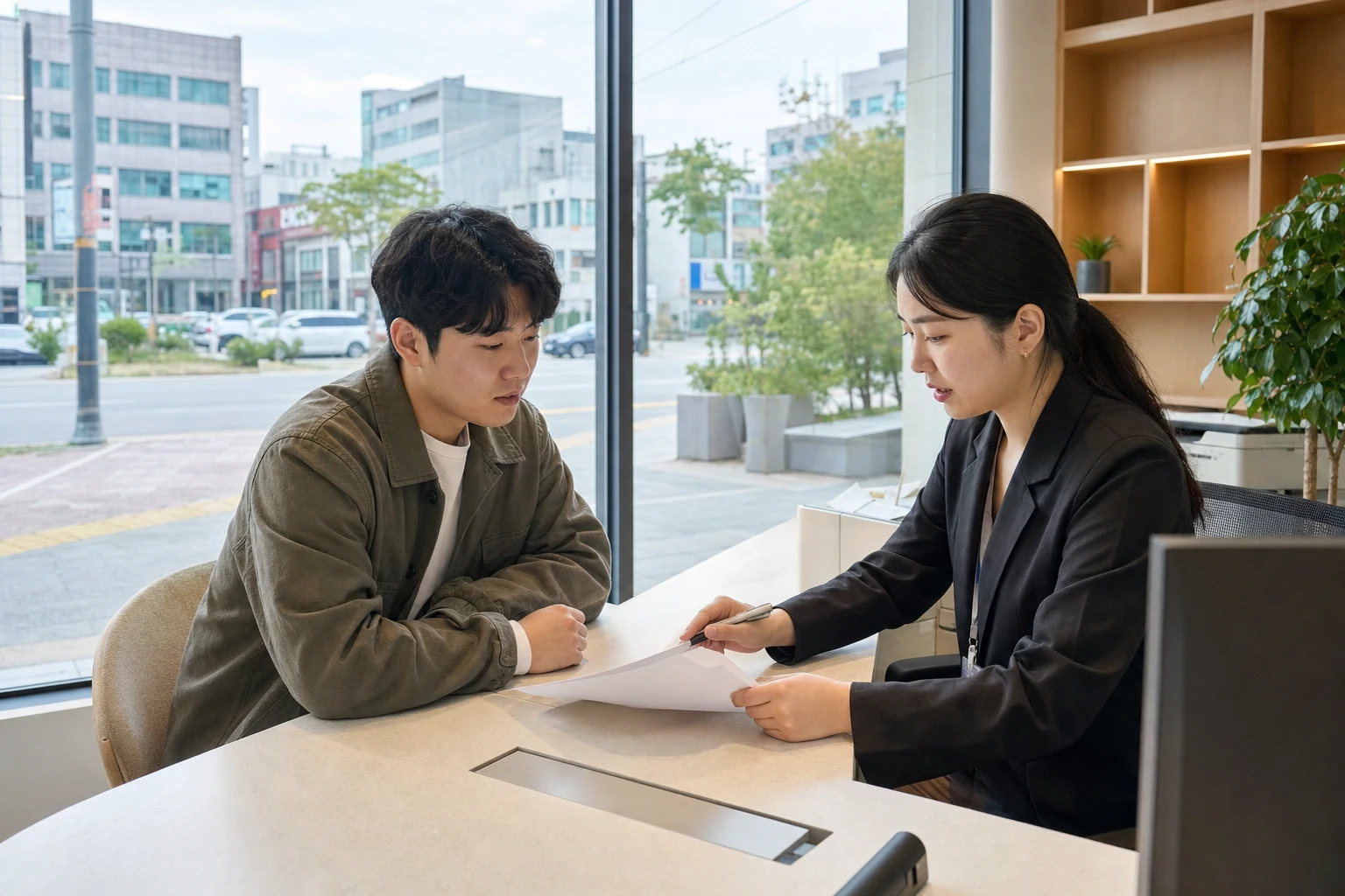 청년 창업 지원 신청 일정과 실행계획을 정리하는 현장